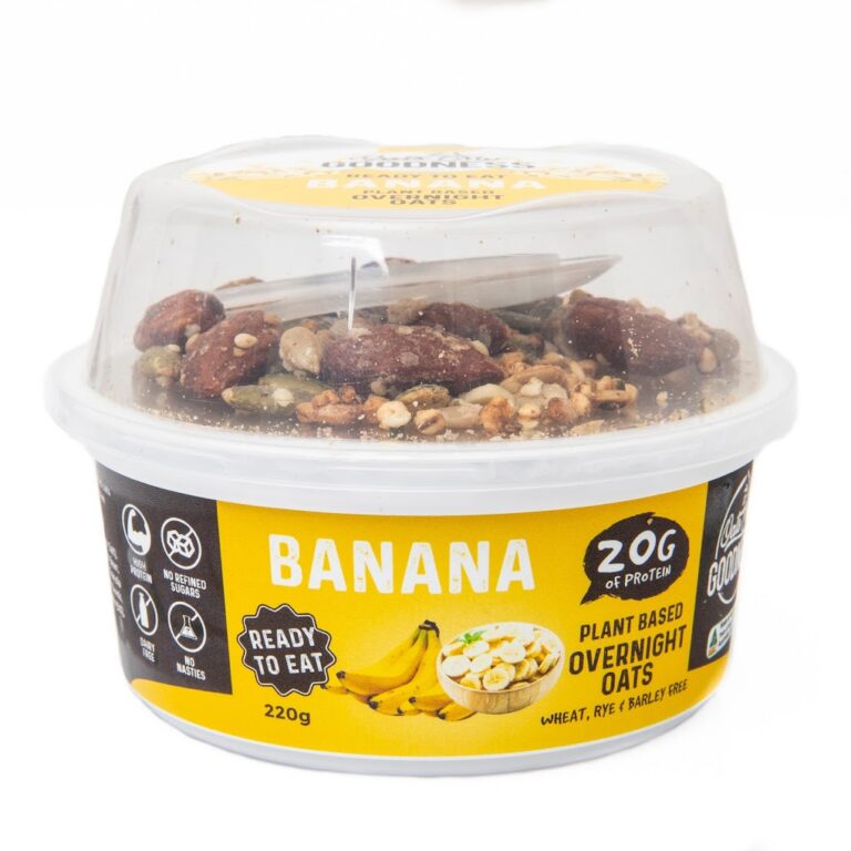 Banana Overnight Oats – Oats My Goodness how to make overnight oats