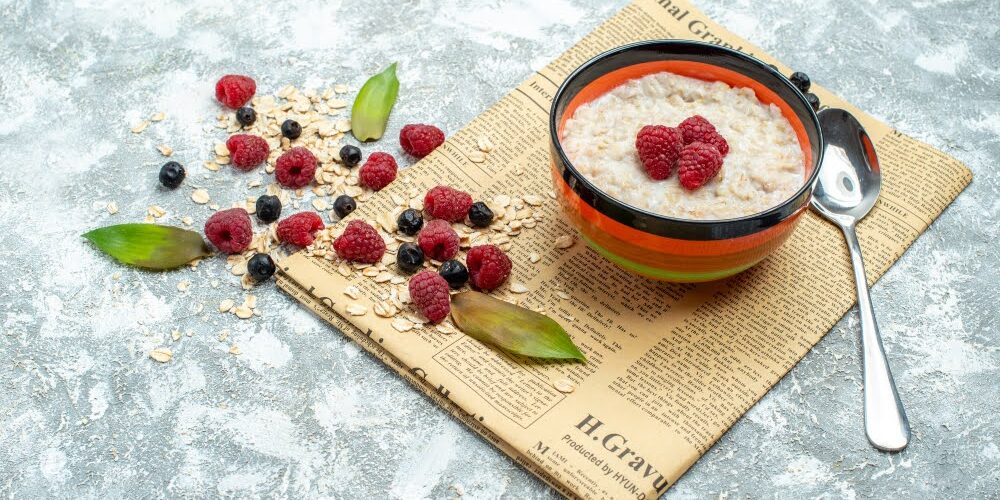 Berries overnight oats Overnight Oats with Frozen Berries