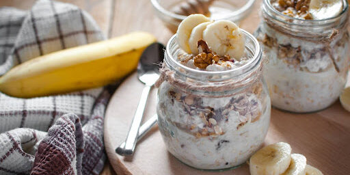 overnight oats with banana