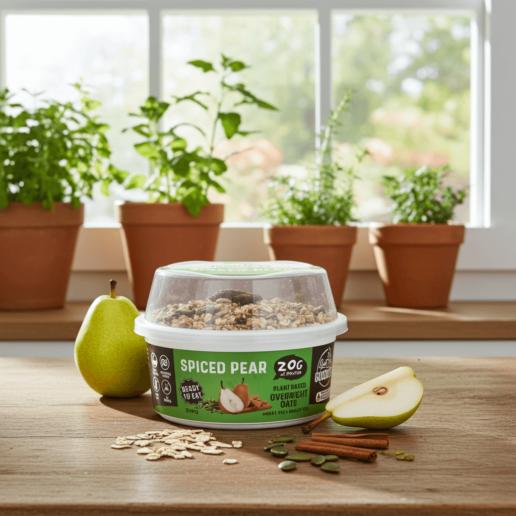 Spiced Pear Overnight Oats