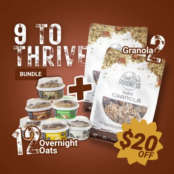 9 to THRIVE Pack (12 units overnight oats + 2 granola)