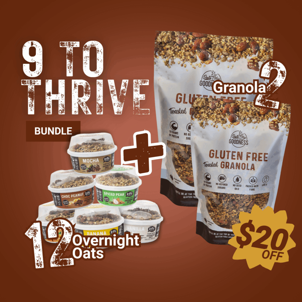 9 to Thrive Bundle Overnight Oats and Granola