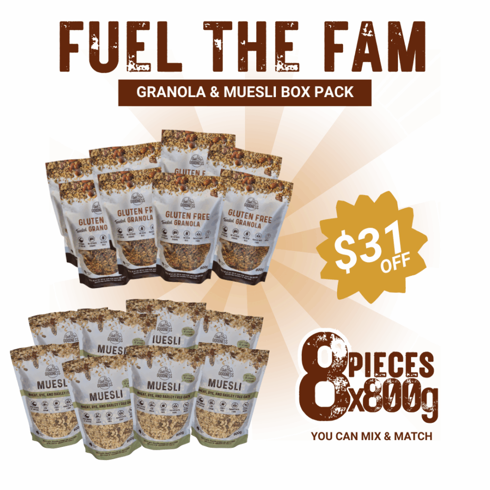 Fuel the Fam (8 units granola or muesli)