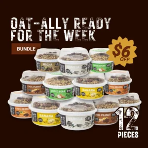 Oat-ally Ready for the Week (12 units overnight oats)