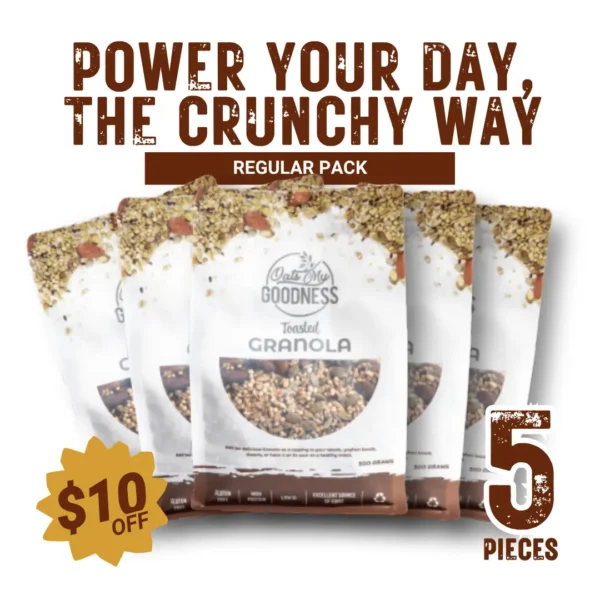 Power Your Day, the Crunchy Way (5 units granola)