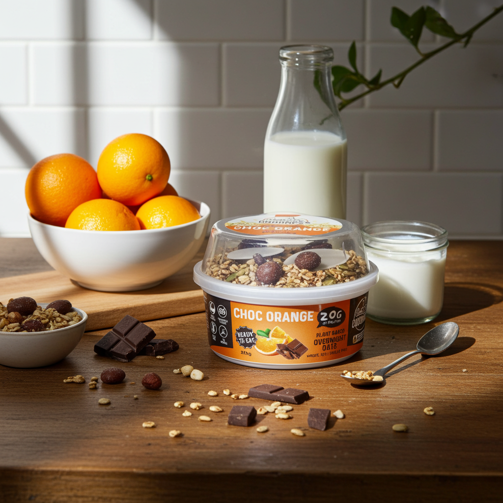 choc orange overnight oats