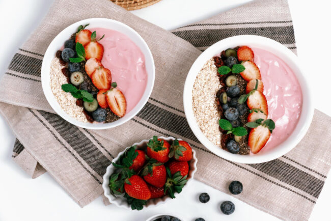 Overnight Oats with Berries