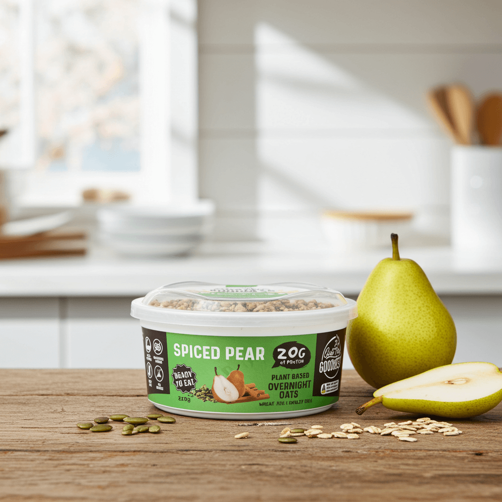 Overnight Oats Spiced Pear