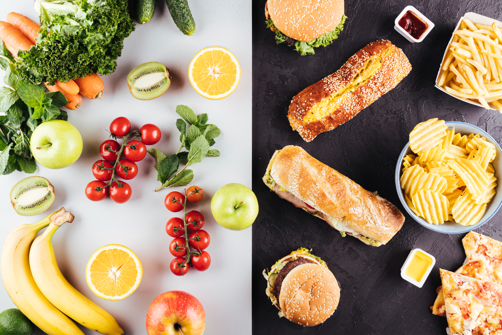 whole foods vs processed foods