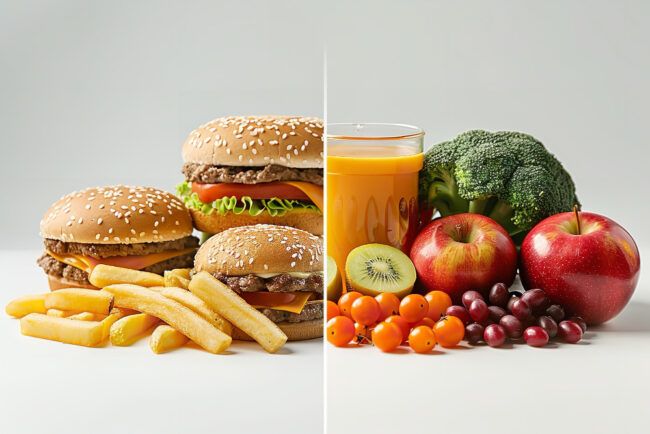 whole foods vs processed foods,