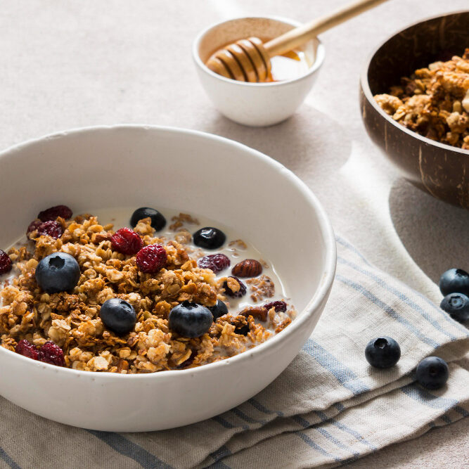 Muesli for breakfast Muesli for breakfast