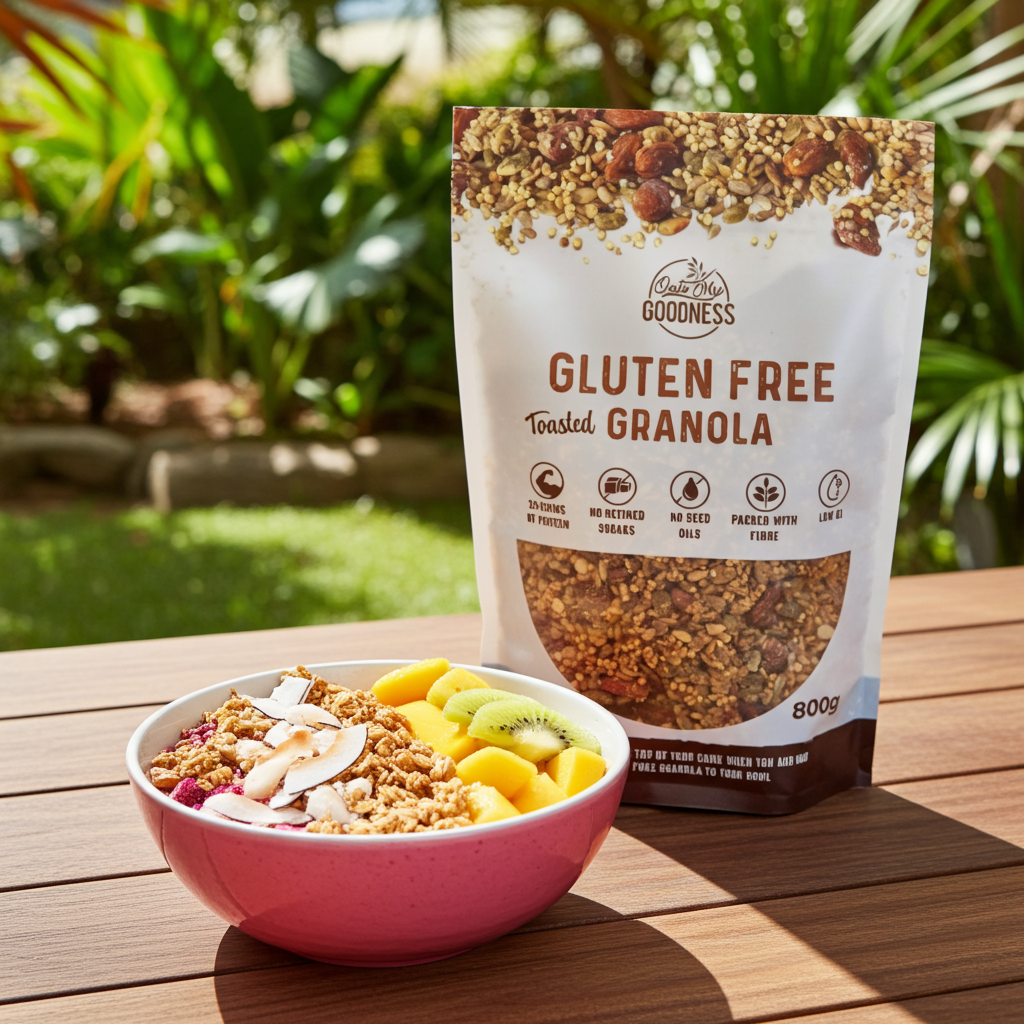 Lower Carbohydrate Granola