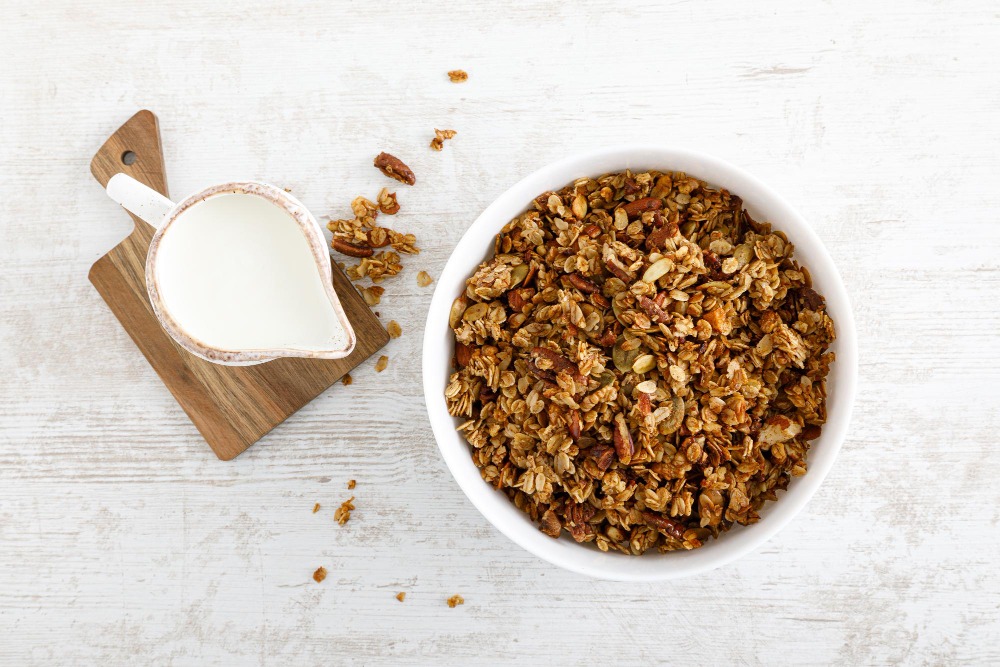 Lower Carbohydrate Granola
