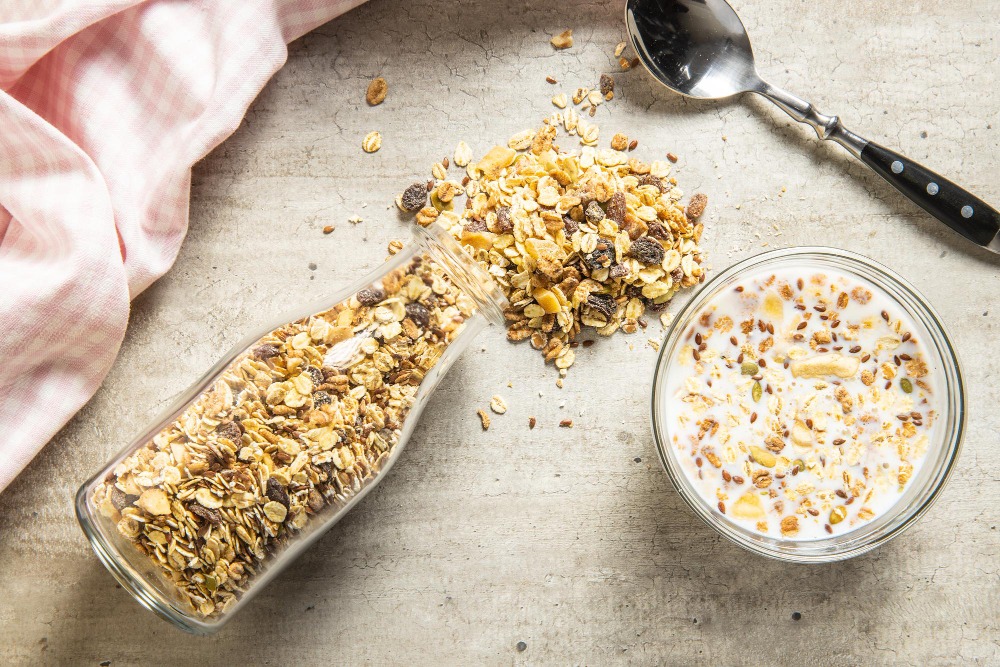 Lower Carbohydrate Granola
